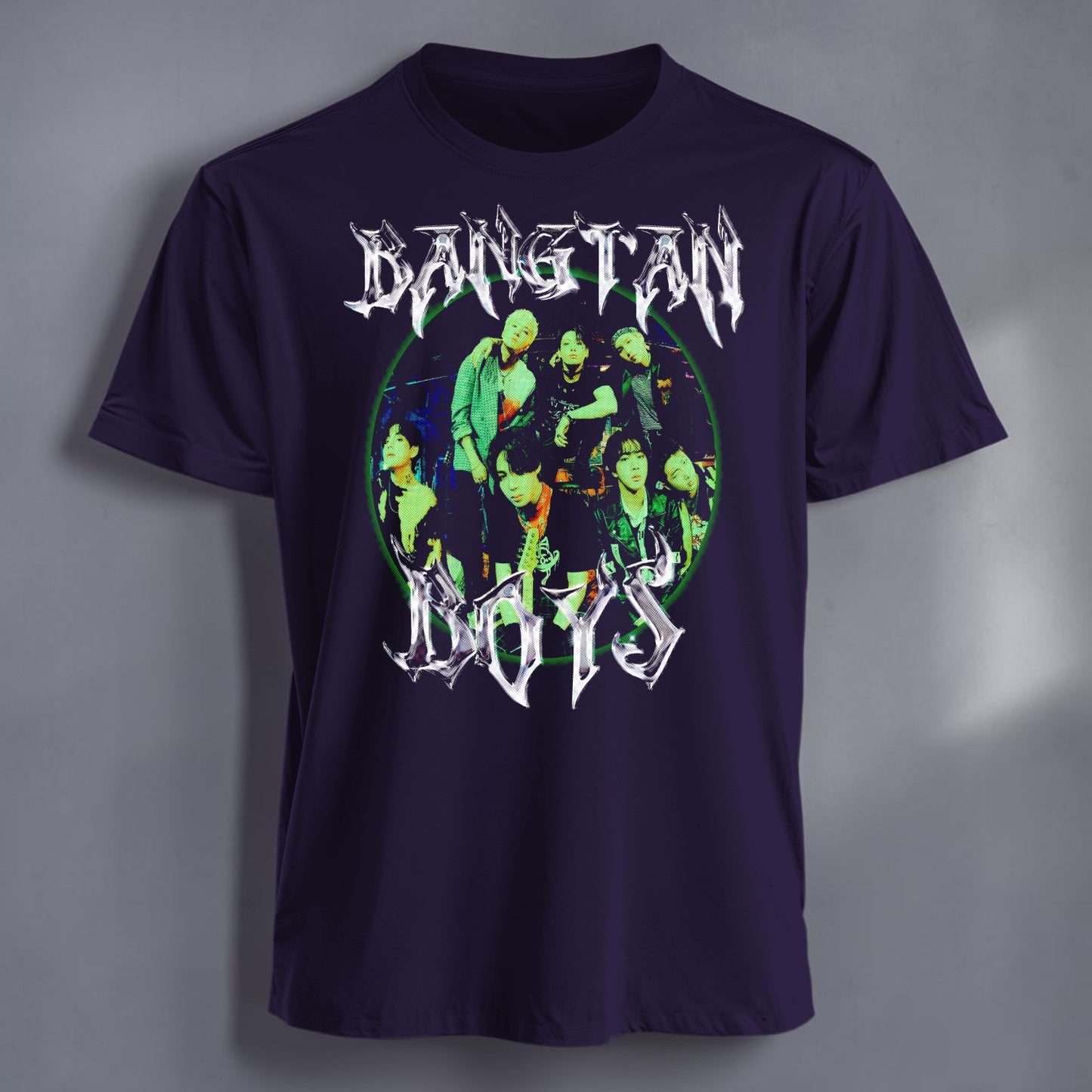 Polera Bangtan Boys BTS, detalle de la tela - Oh My Merch Chile