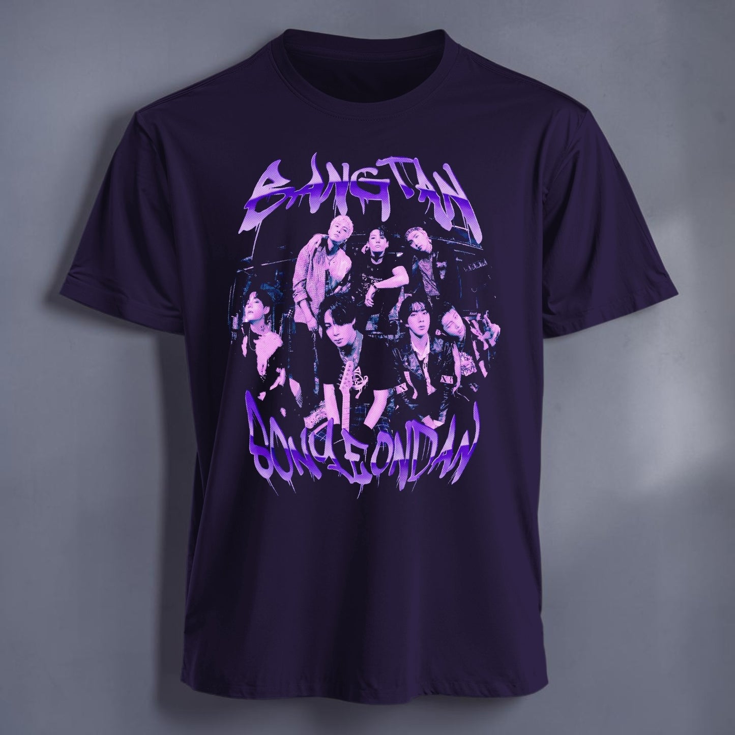 Polera Bangtan Sonyeondan BTS, vista trasera - Oh My Merch Chile