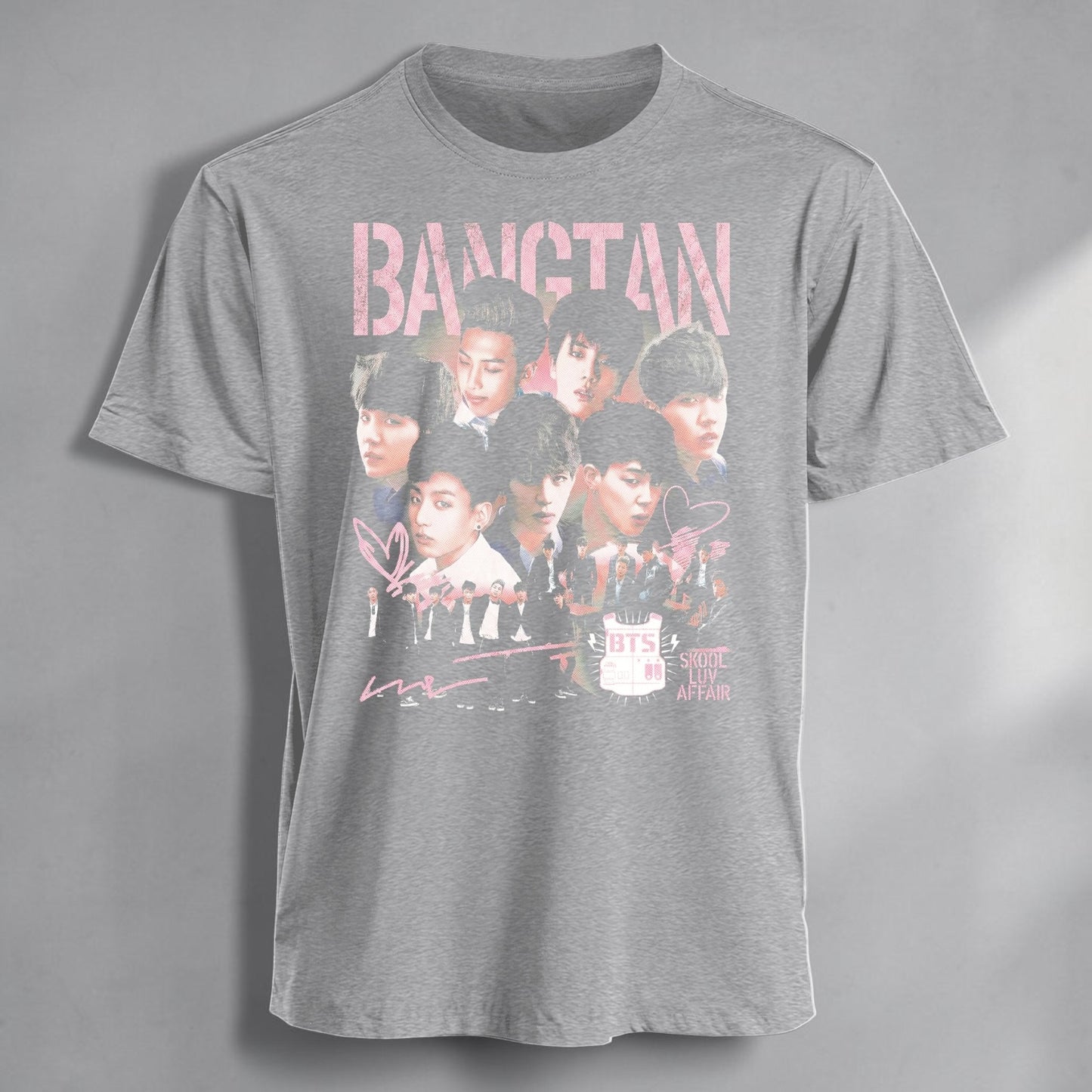 Polera Bangtan (BTS), vista trasera - Oh My Merch Chile