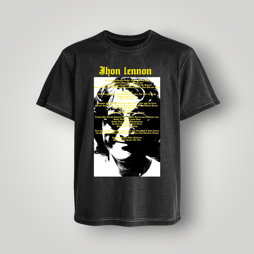 Polera Acid Wash John Lennon - Oh My Merch Chile, merch de banda y streetwear musical