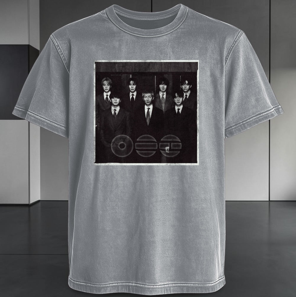 Polera Acid Wash Arirang Cover - BTS
