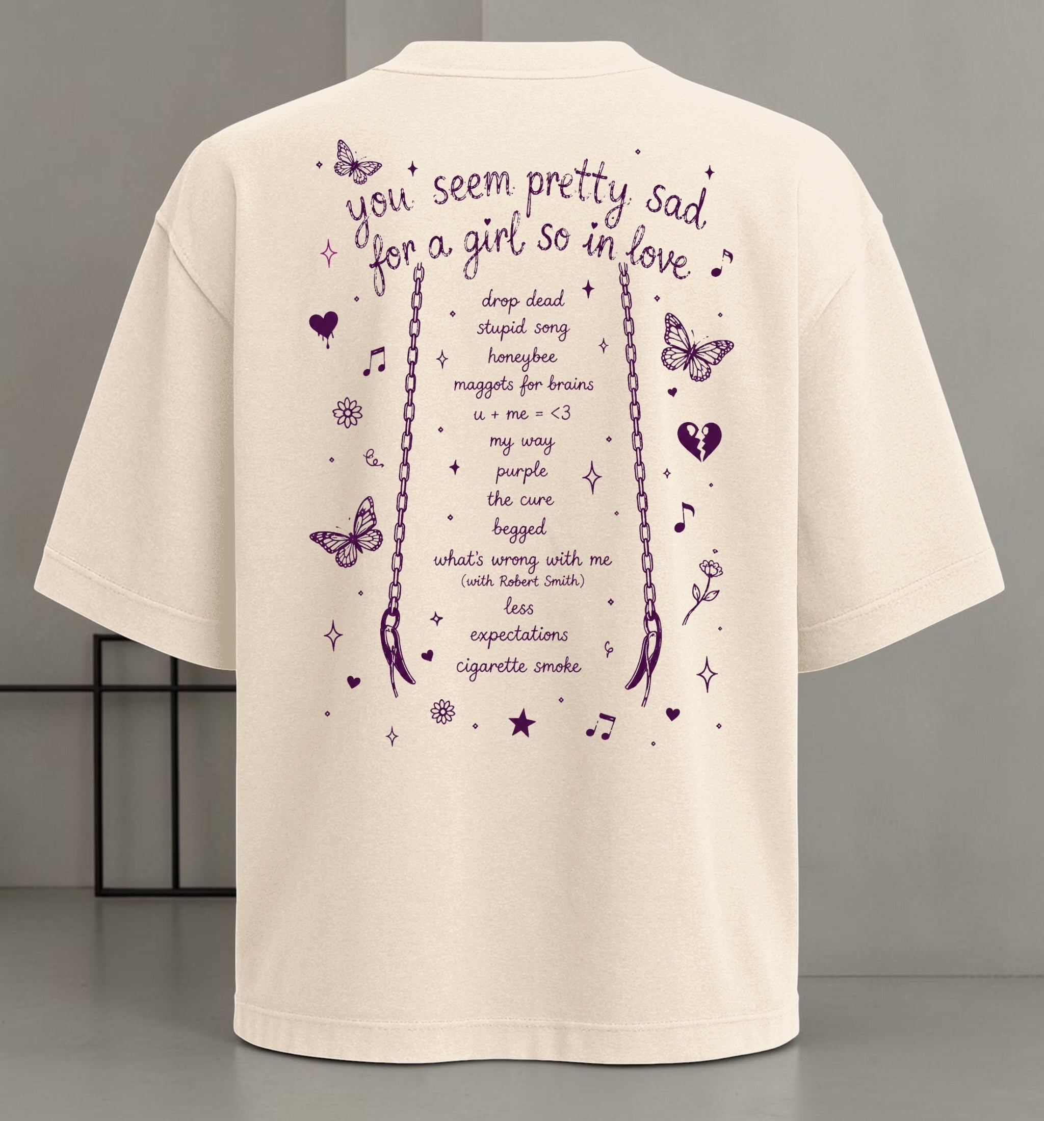 Polera "I'm Not Kissing Any Boy That Is Passive" - Olivia Rodrigo Cat Edition