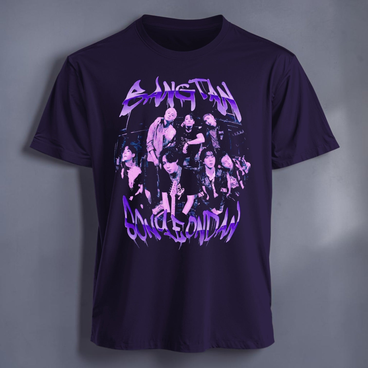 Polera Bangtan Sonyeondan BTS, vista trasera - Oh My Merch Chile