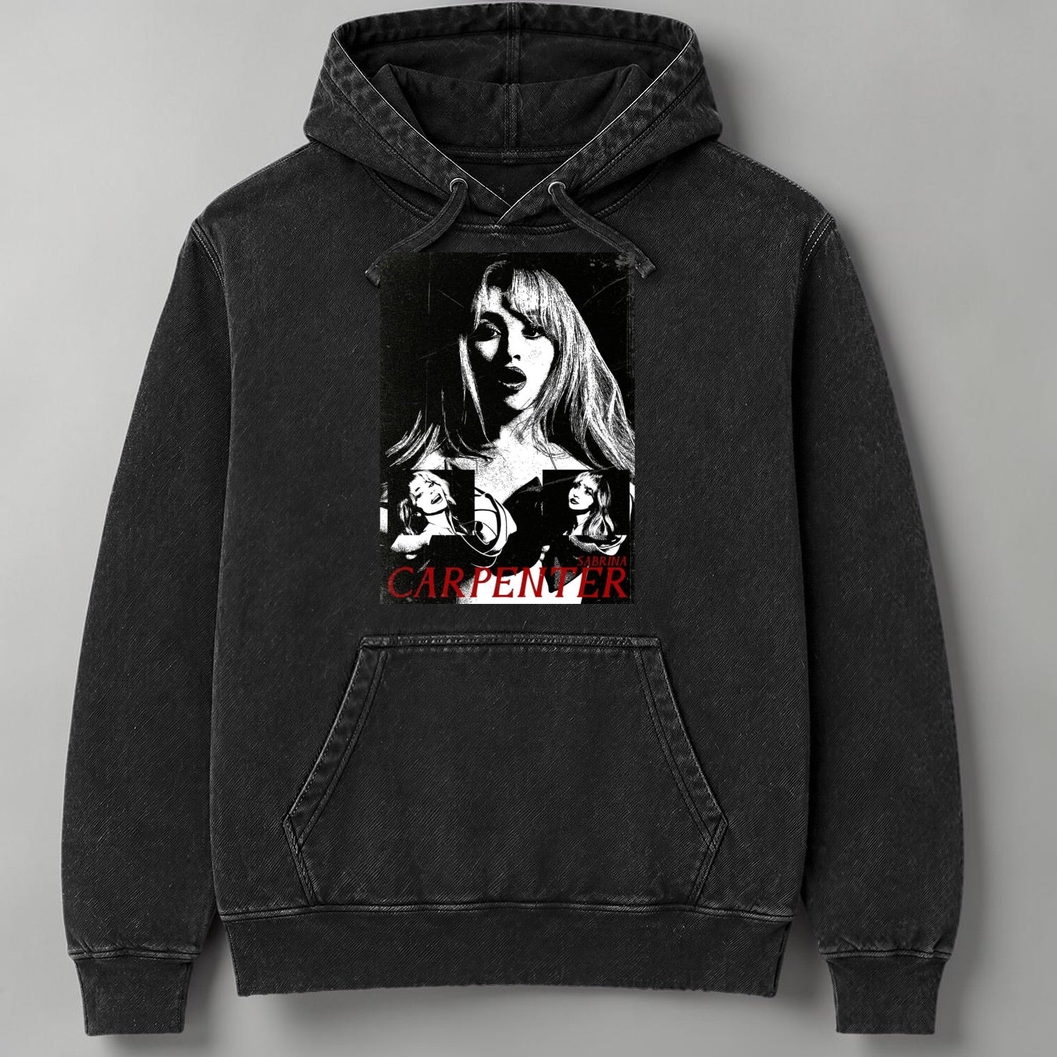 Polerón Canguro Acid Wash Sabrina Carpenter