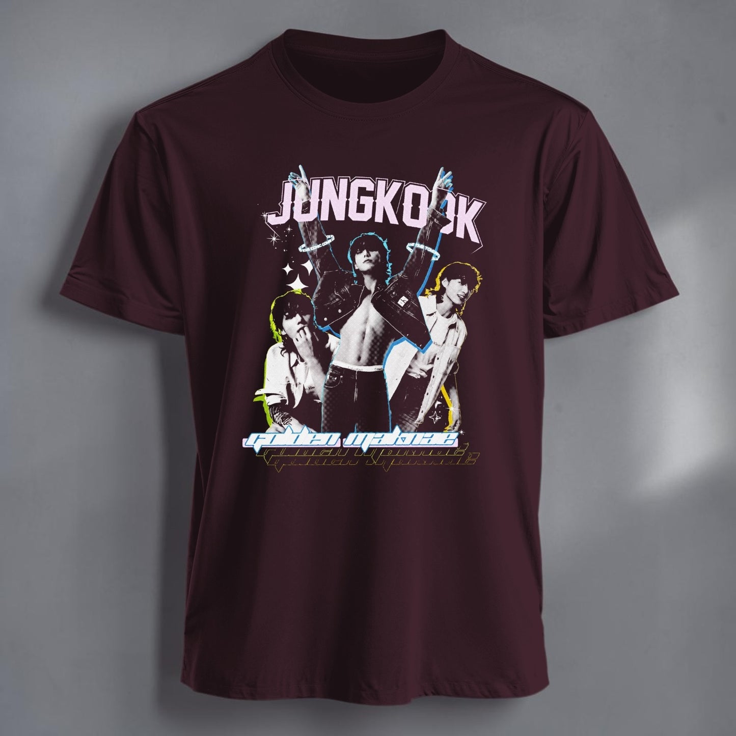 Polera Jungkook, vista lateral - Oh My Merch Chile