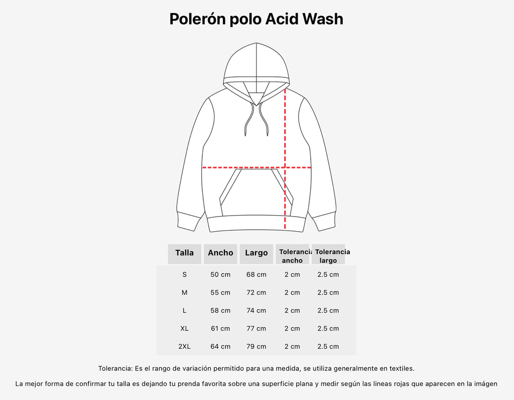 Polerón Polo Acid Wash Alexa Demie