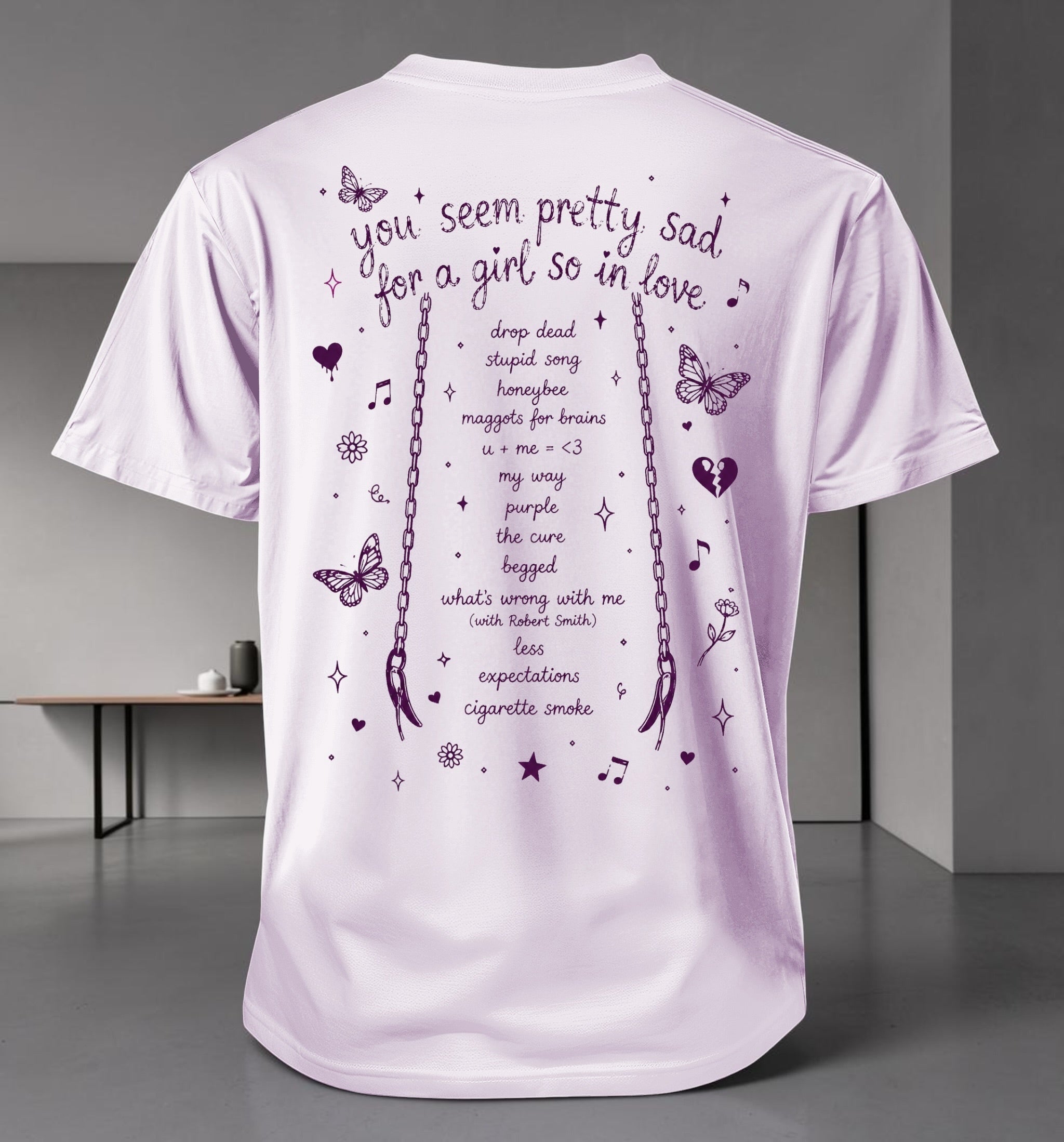Polera "I'm Not Kissing Any Boy That Is Passive" - Olivia Rodrigo Cat Edition