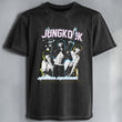 Polera Acid Wash Jungkook BTS, vista frontal - Oh My Merch Chile