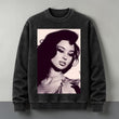 Polerón Polo Acid Wash Alexa Demie, vista frontal - Oh My Merch Chile