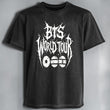 Polera Acid Wash BTS Arirang World Tour Tribal, vista frontal - Oh My Merch Chile