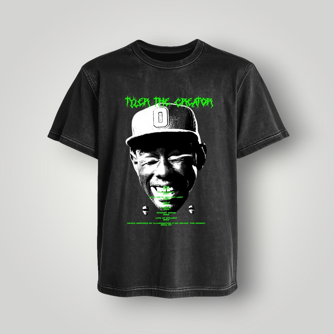 Polera Acid Wash Tyler The Creator - Oh My Merch Chile, merch de banda y streetwear musical