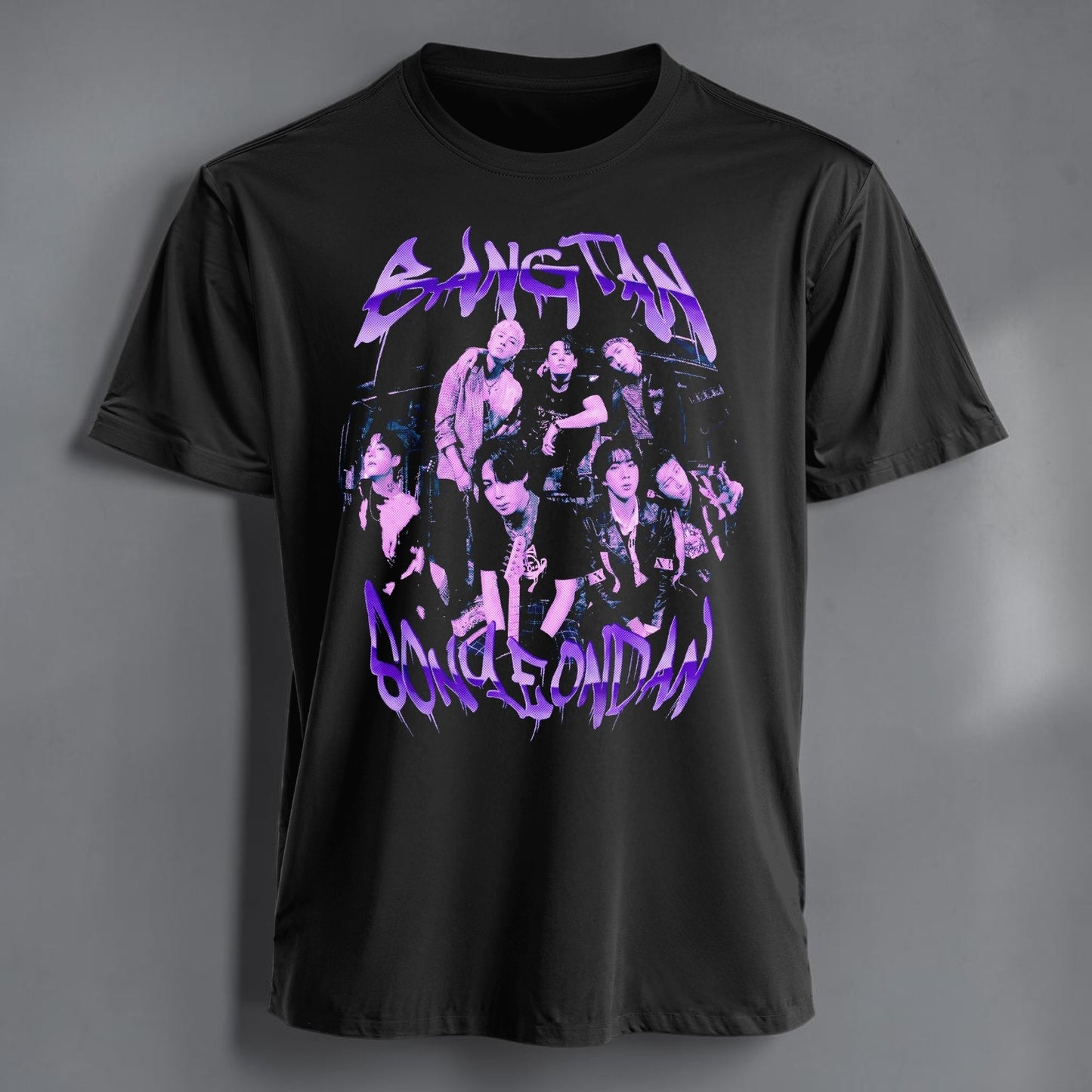 Polera Bangtan Sonyeondan BTS, vista frontal - Oh My Merch Chile
