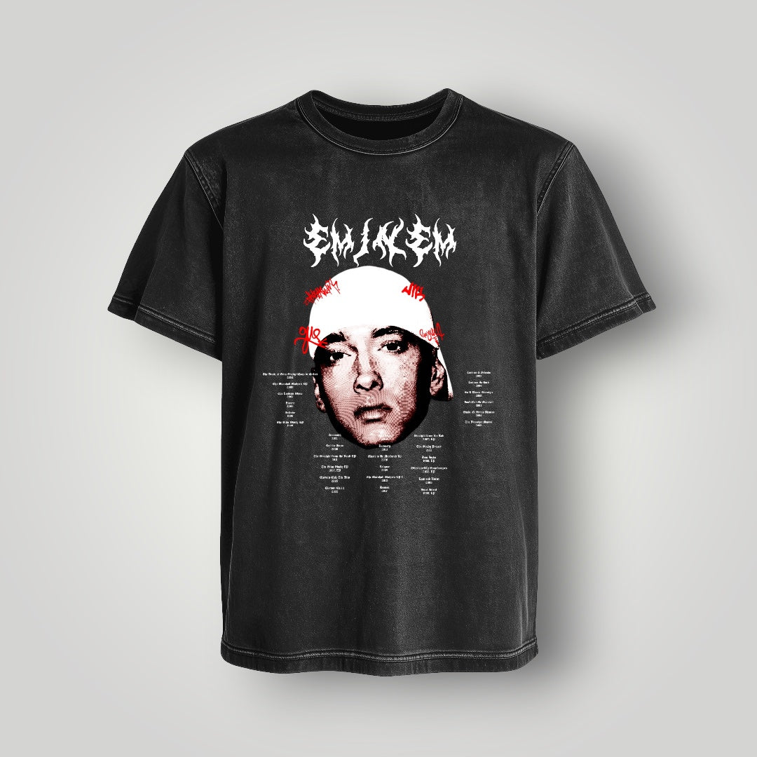 Polera Acid Wash Eminem - Oh My Merch Chile, merch de banda y streetwear musical