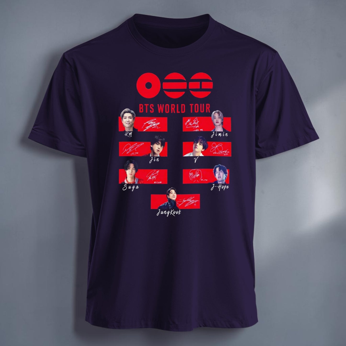 Polera BTS Arirang World Tour, vista lateral - Oh My Merch Chile