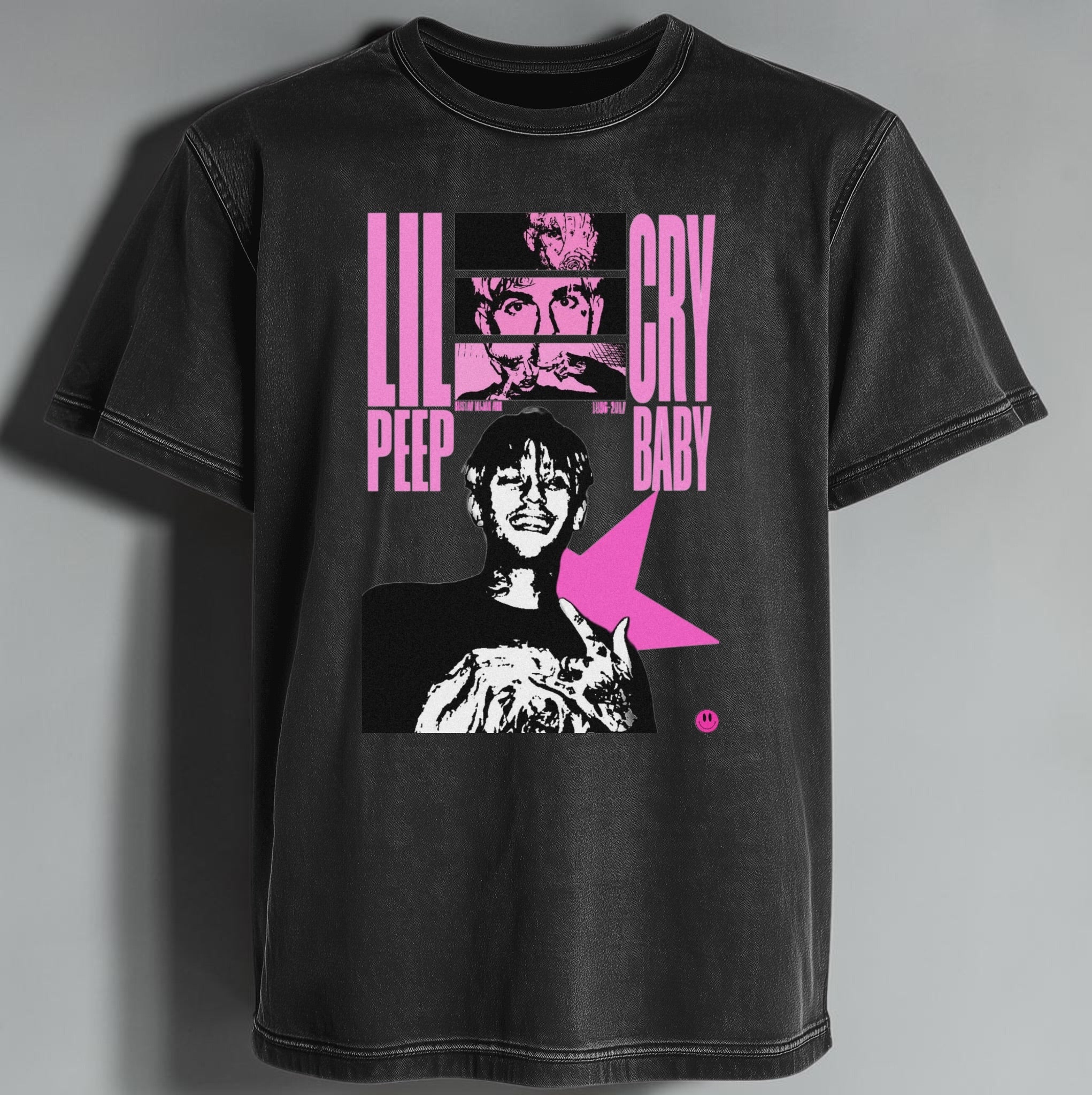 Polera Acid Wash Lil Peep