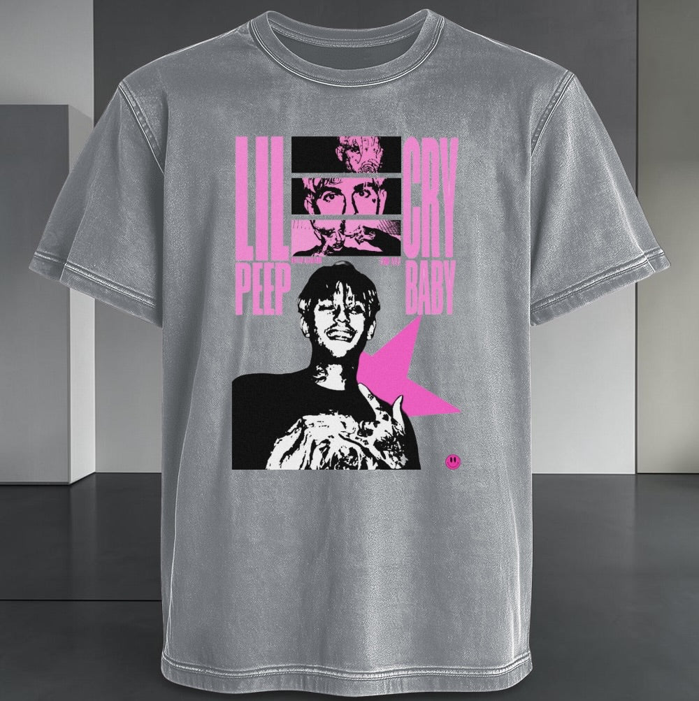 Polera Acid Wash Lil Peep