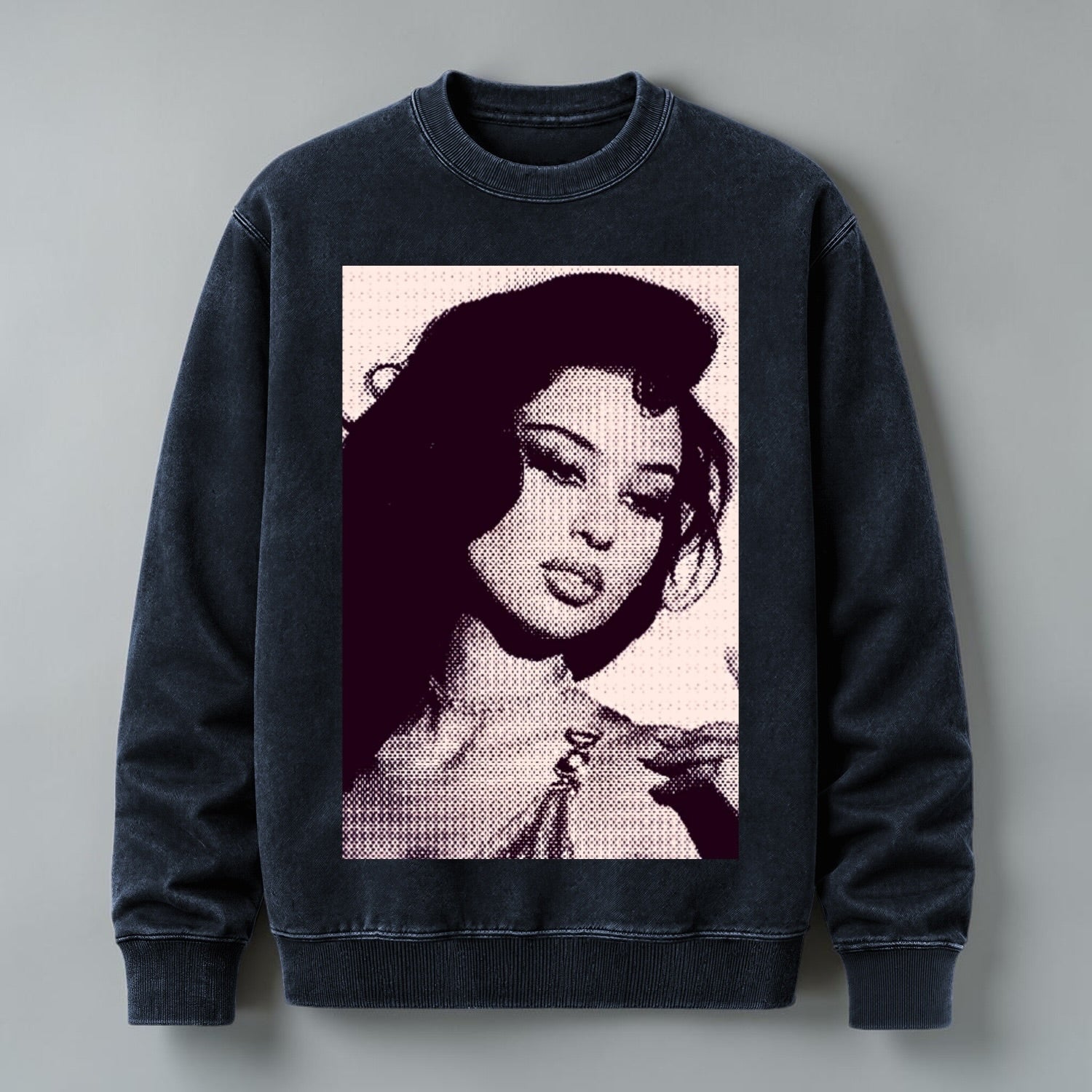 Polerón Polo Acid Wash Alexa Demie