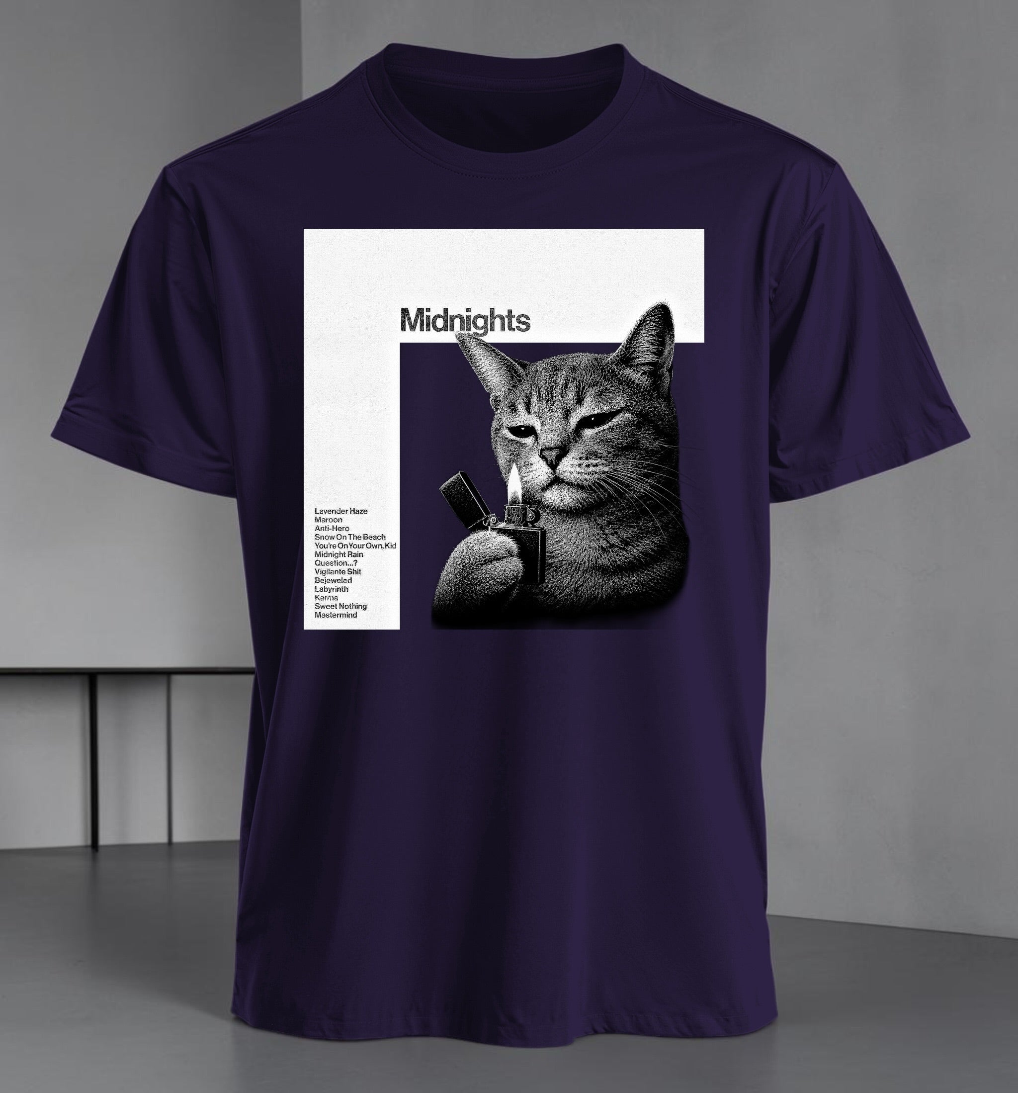 Polera Midnights Cat Edition - Taylor Swift