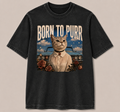 Polera Acid "Born To Purr"- Born To Die Cat Edition
