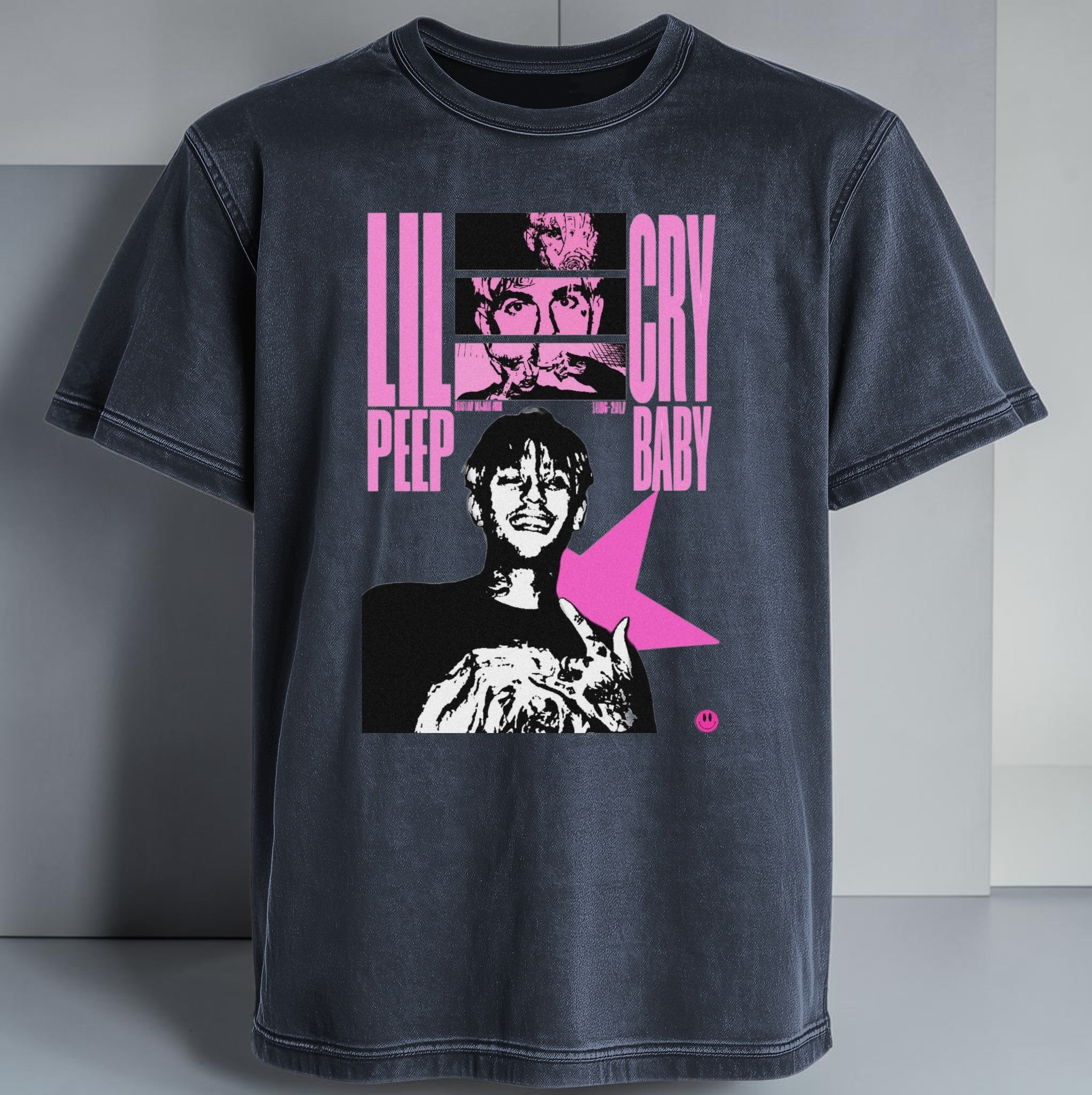 Polera Acid Wash Lil Peep