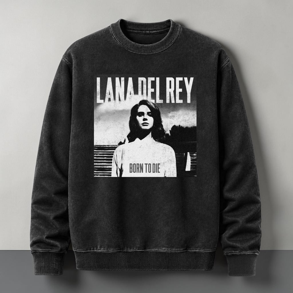 Polerón Polo Acid Wash Born To Die - Lana Del Rey