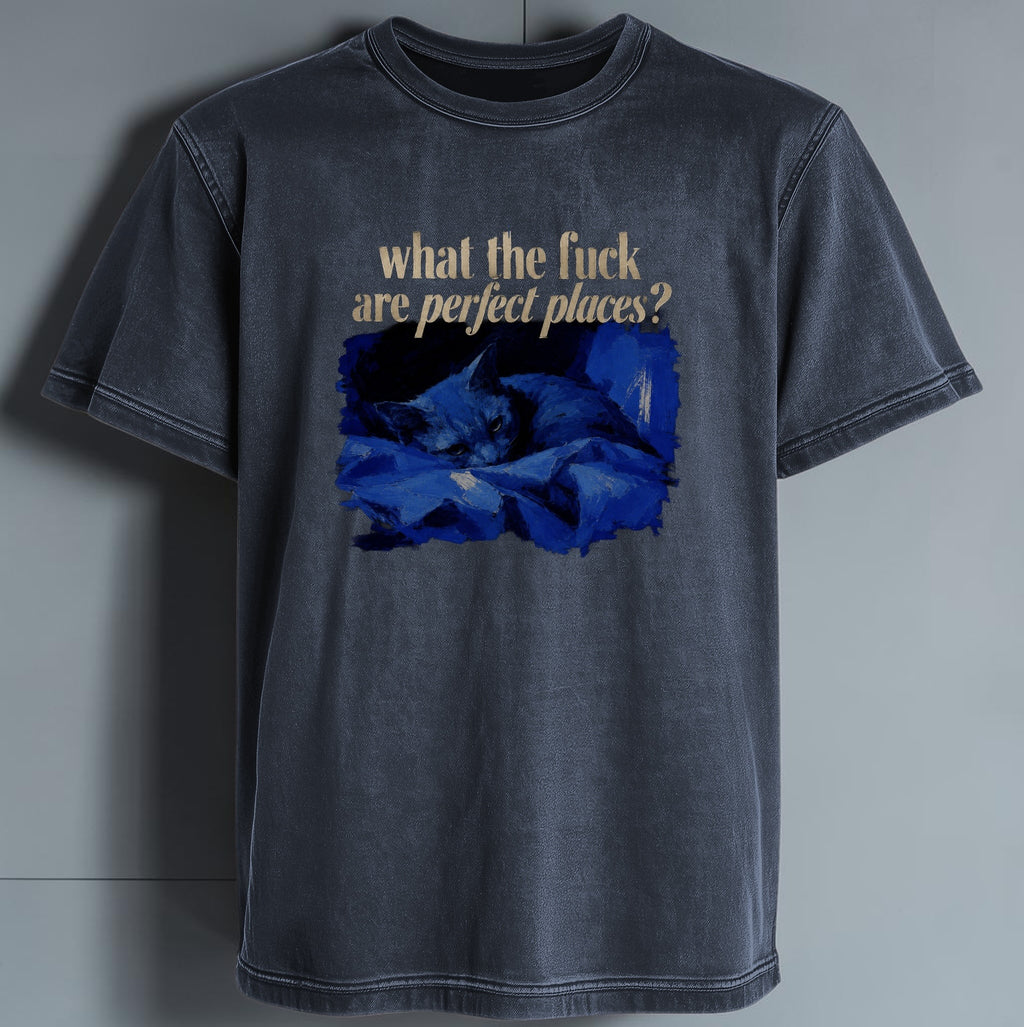Polera Acid What The Fuck Are Perfect Places - Lorde