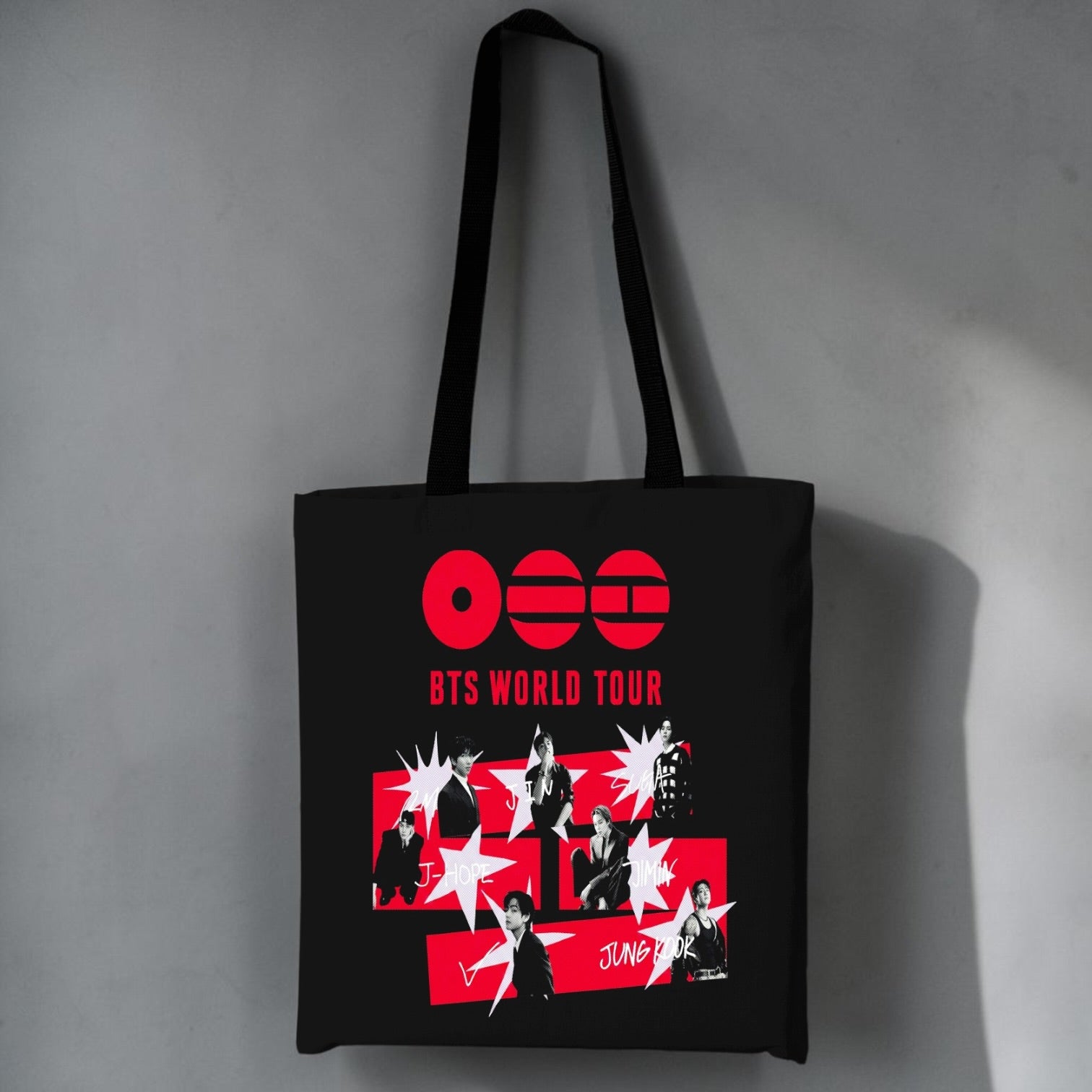 Tote Bag BTS Arirang World Tour, vista frontal - Oh My Merch Chile